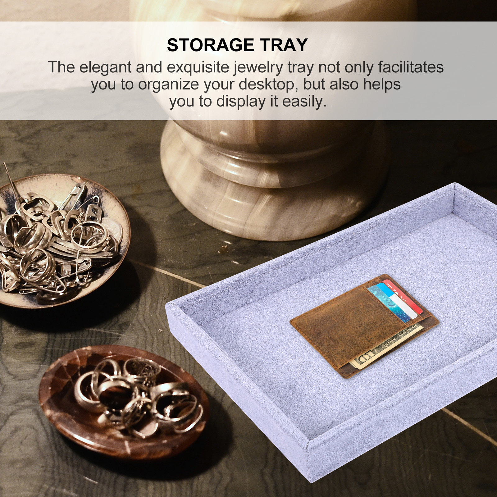 Jewelry Watches & Accessories - 1Pcs Exquisite Jewelry Storage Tray Elegant