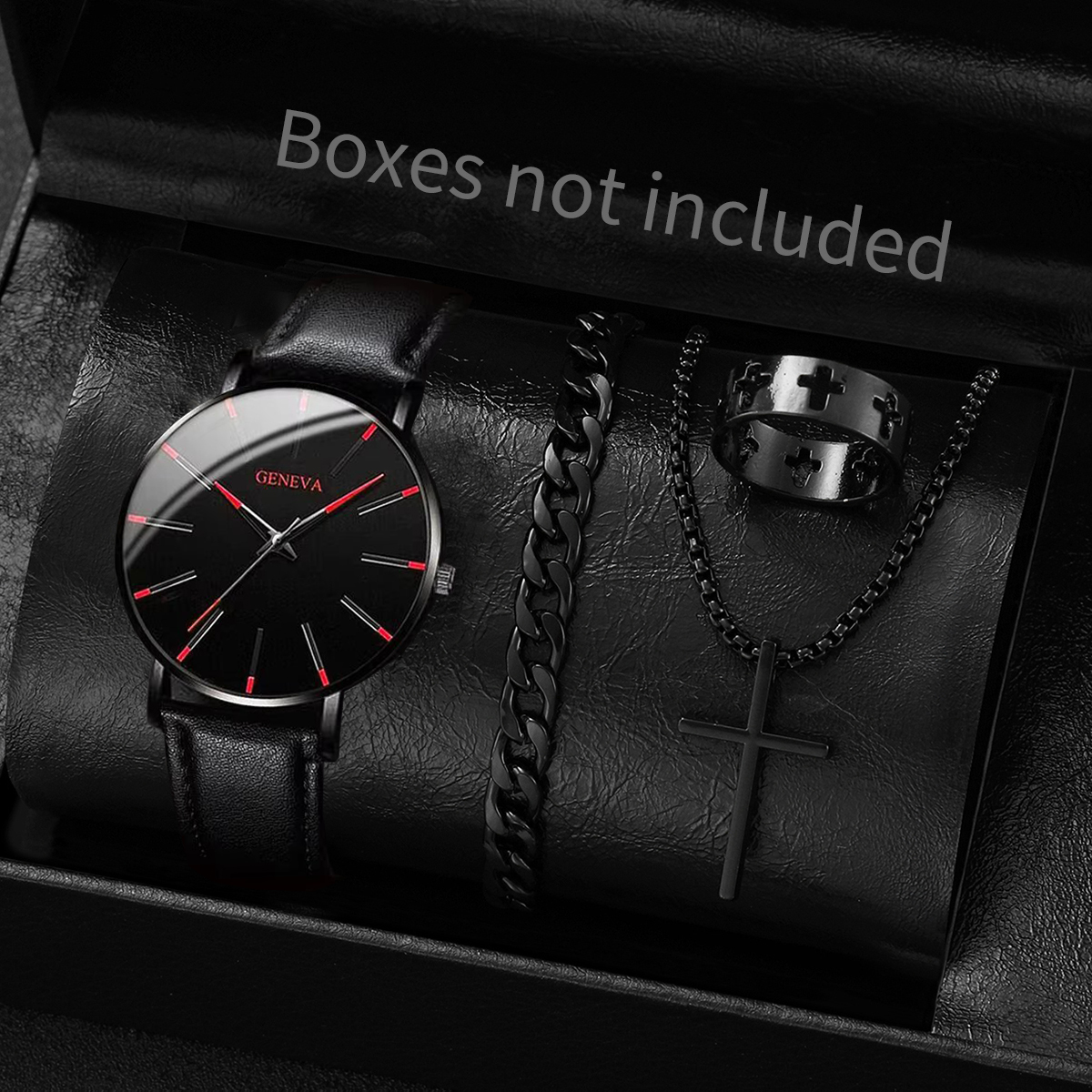 Jewelry Type Watches - 4PCS Fashion Ultra-thin Dial Men Business