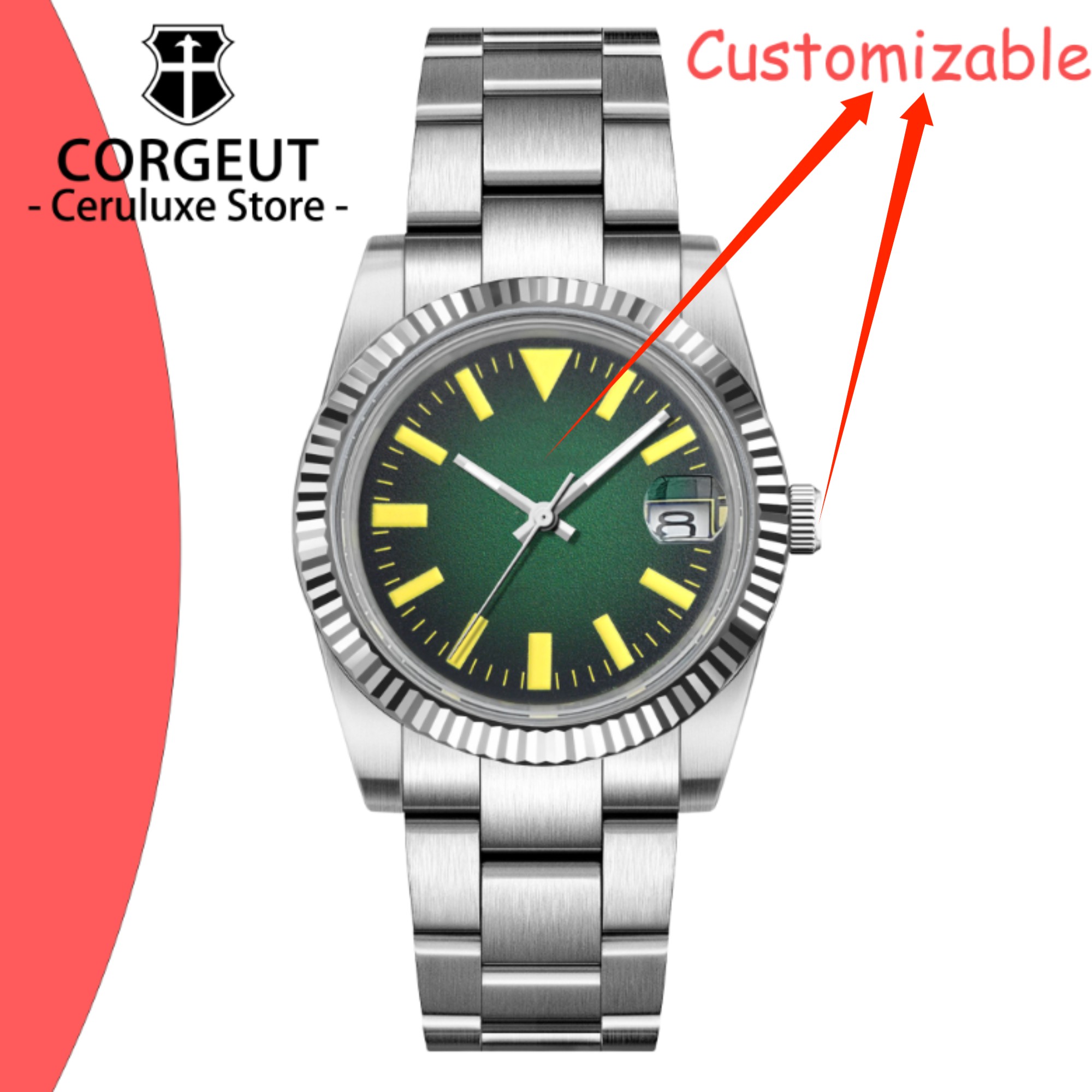 Jewelry Watch - Custom Logo 36/39mm New NH35 Automatic