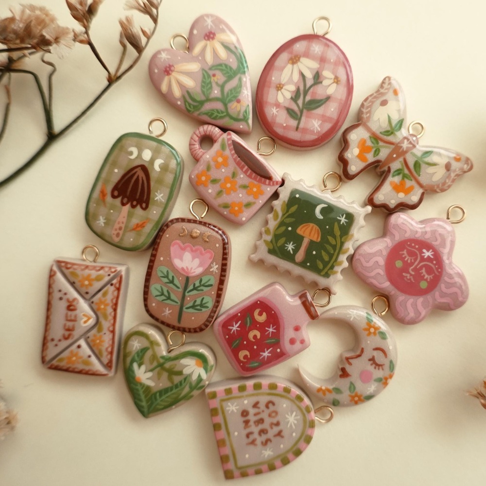1Pc Boho Floral Heart Butterfl - Butterfly Pendant Necklace 리뷰 및 가격