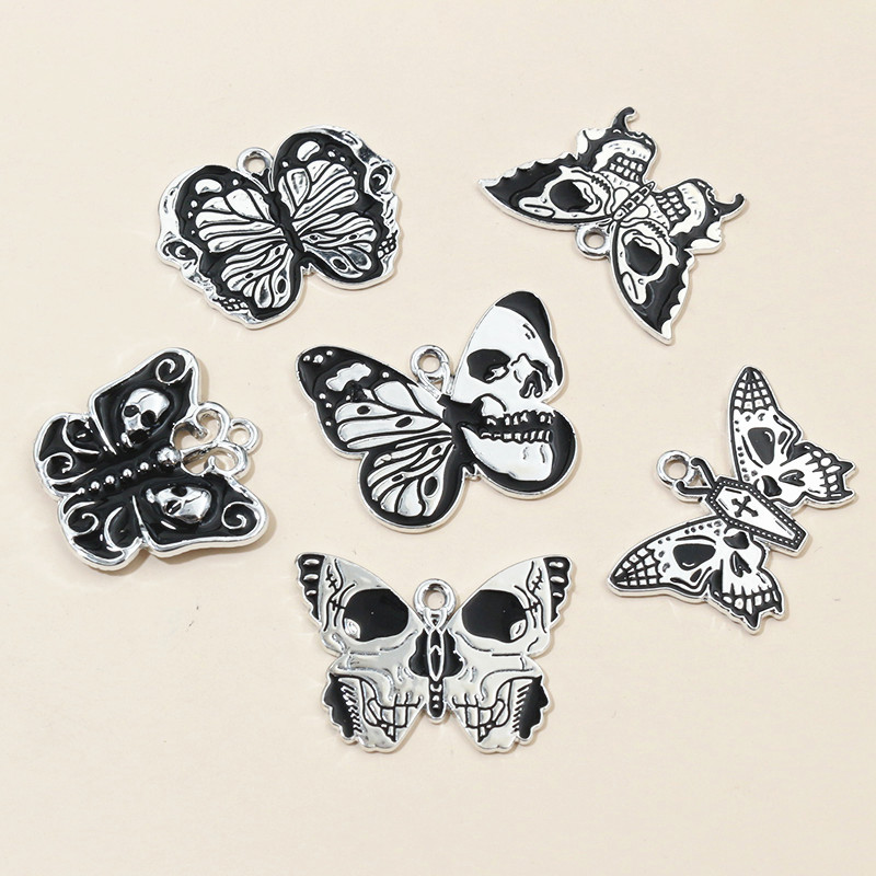 10pcs Skull Butterfly Charms P - Butterfly Pendant Necklace 리뷰 및 가격