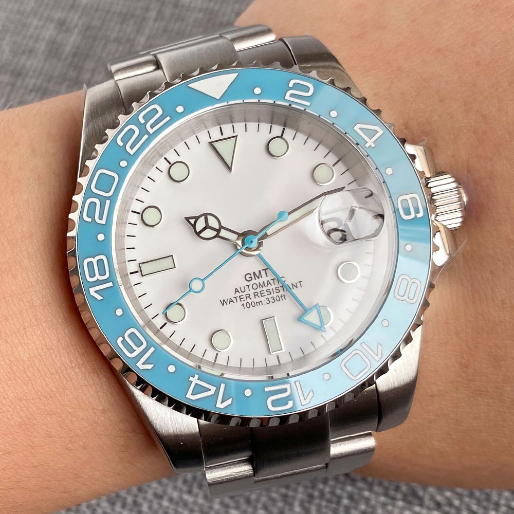 Customized 40mm Ice Blue Dial  - Jewelry Watch 리뷰 및 가격