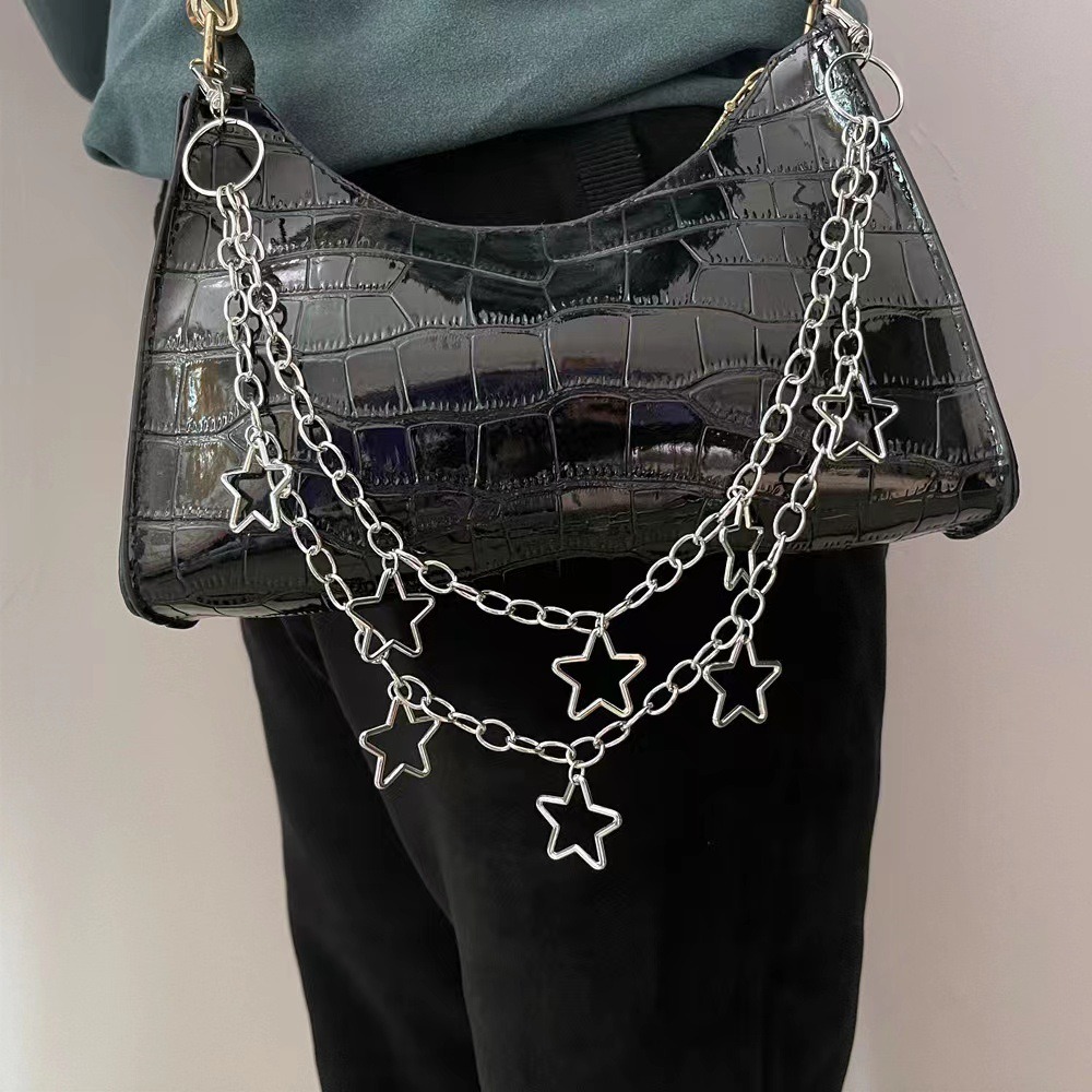 Punk Star Double Layer Waist C - Hip Hop Chain Necklace 리뷰 및 가격