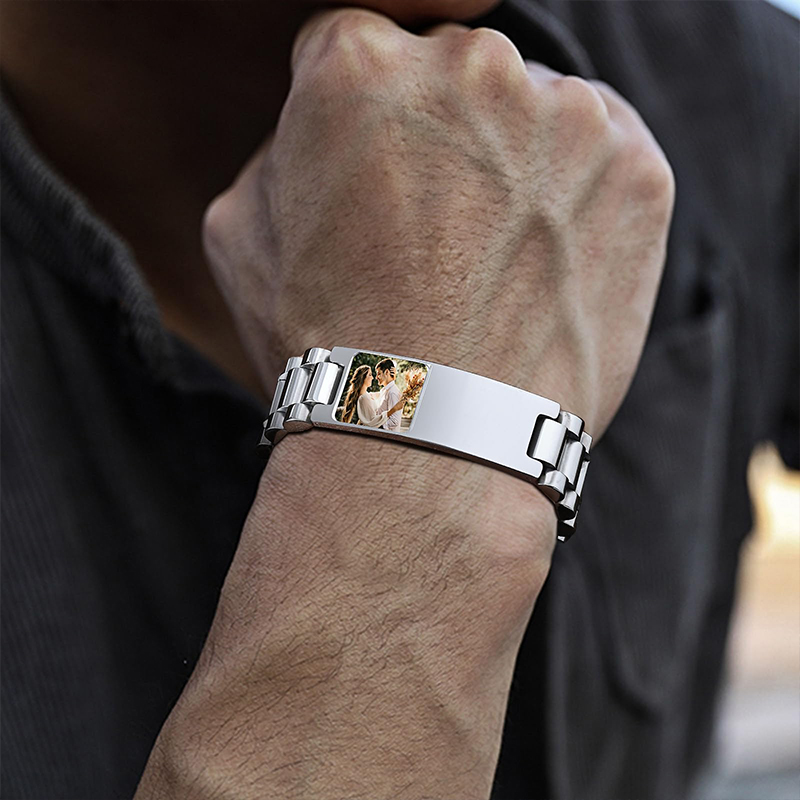 Custom Picture Text Bracelet W - Jewelry Like Watches 리뷰 및 가격