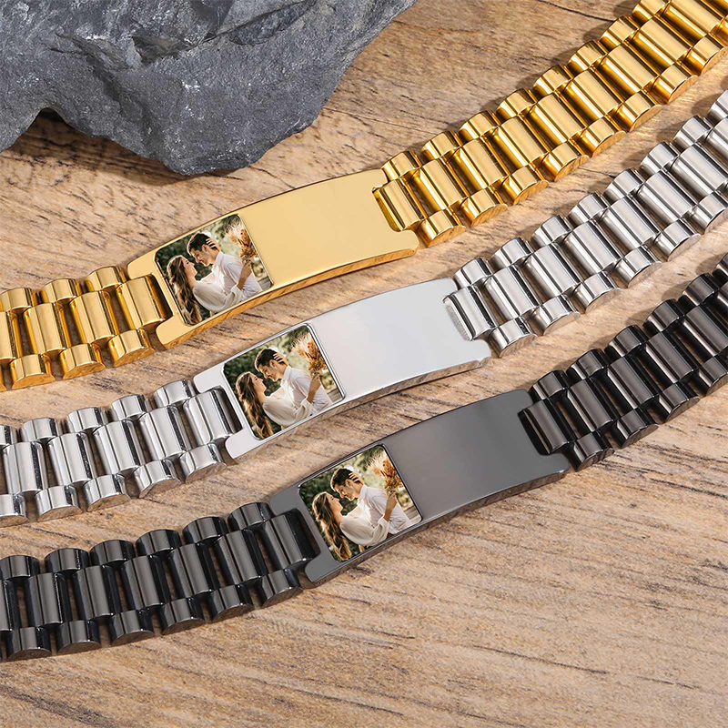 Custom Picture Text Bracelet W - Jewelry Like Watches 리뷰 및 가격