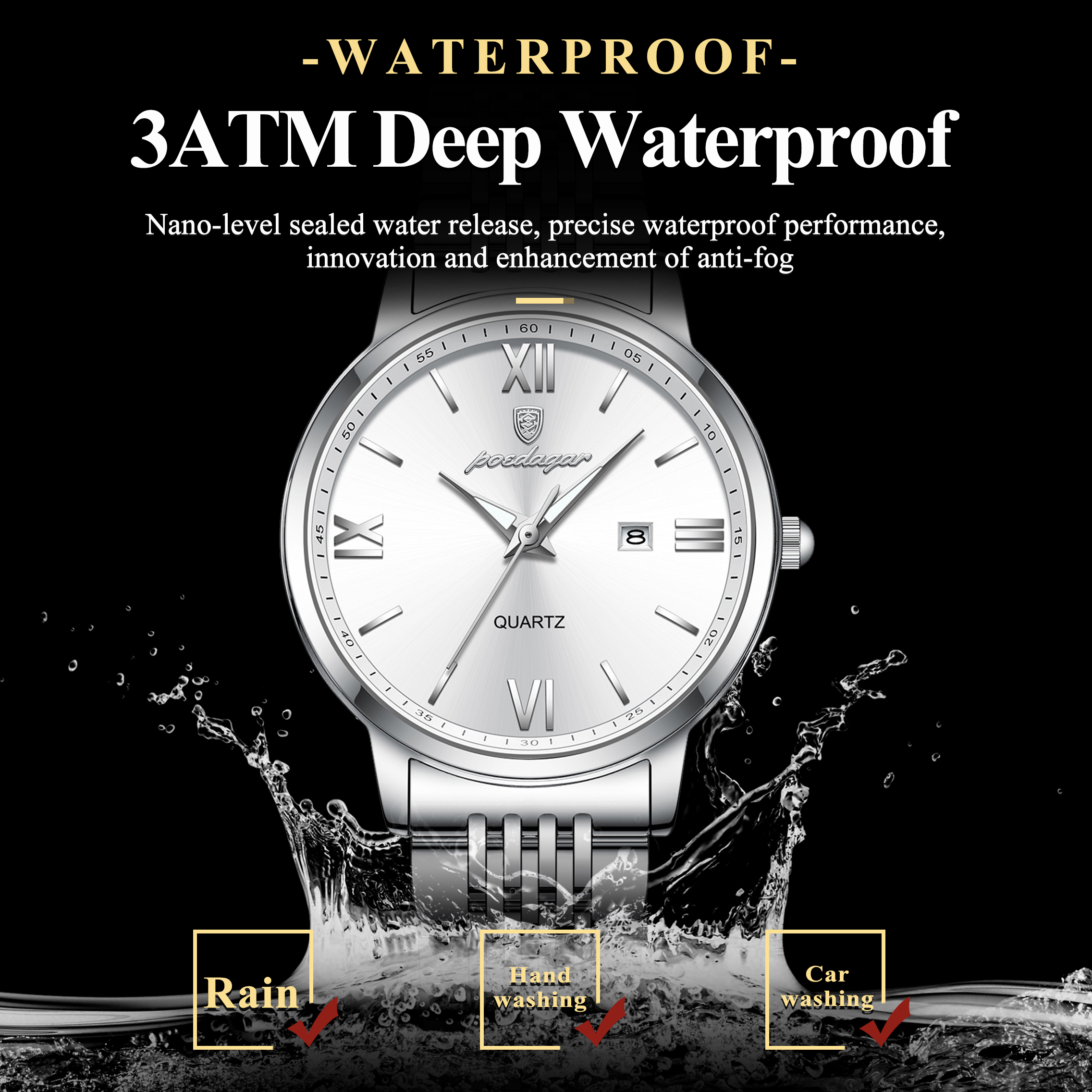 POEDAGAR Luxury Brand Watch Fo - Rg Watches & Jewelry Gmbh 리뷰 및 가격