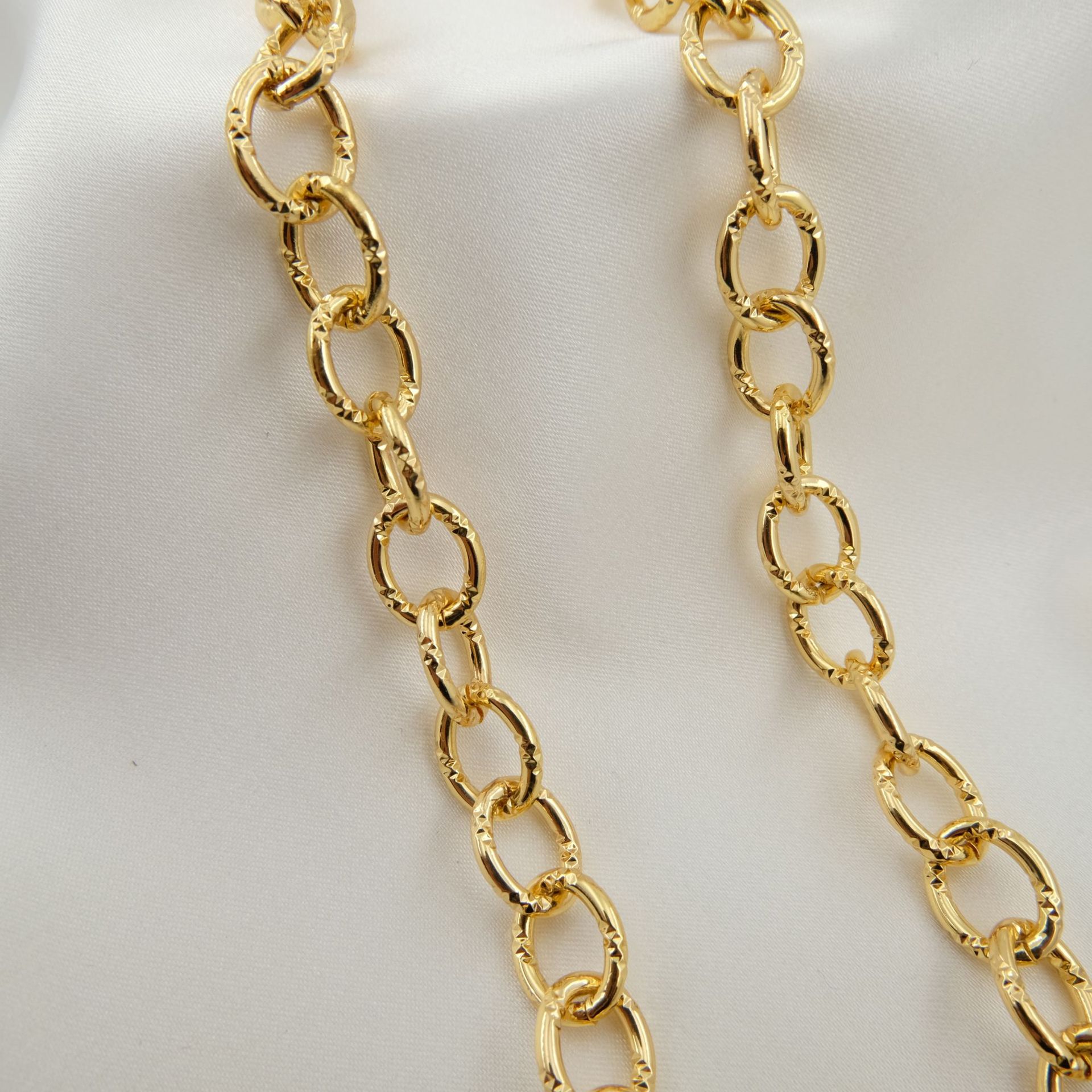 WT-BC199 18K Gold Plated Coppe - Hip Hop Chain Necklace 리뷰 및 가격