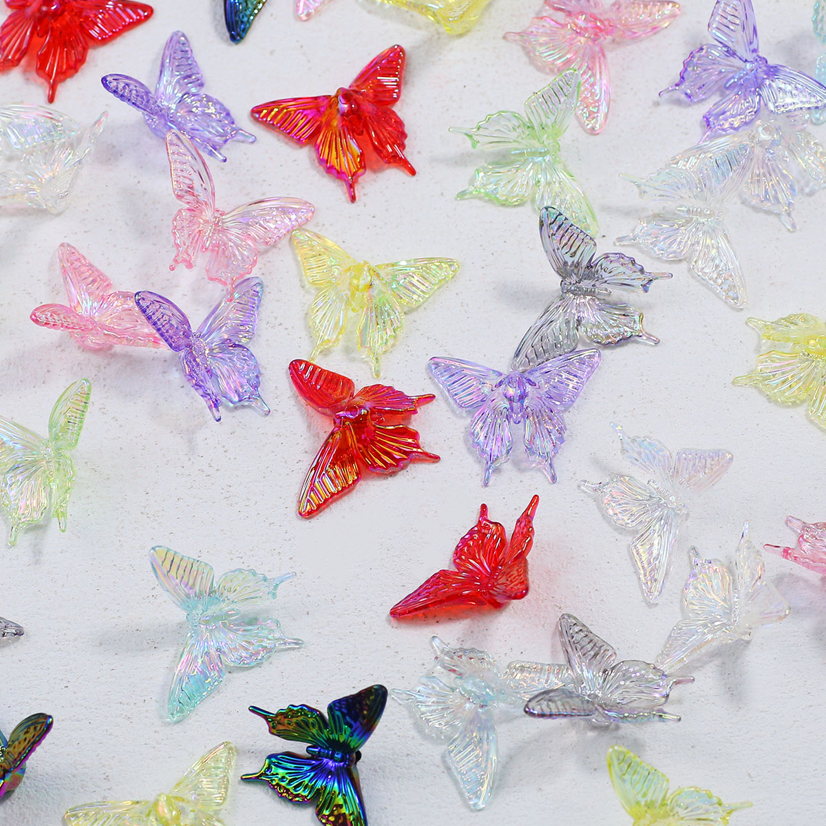 38*34mm Acrylic Butterfly UV M - Butterfly Pendant Necklace 리뷰 및 가격