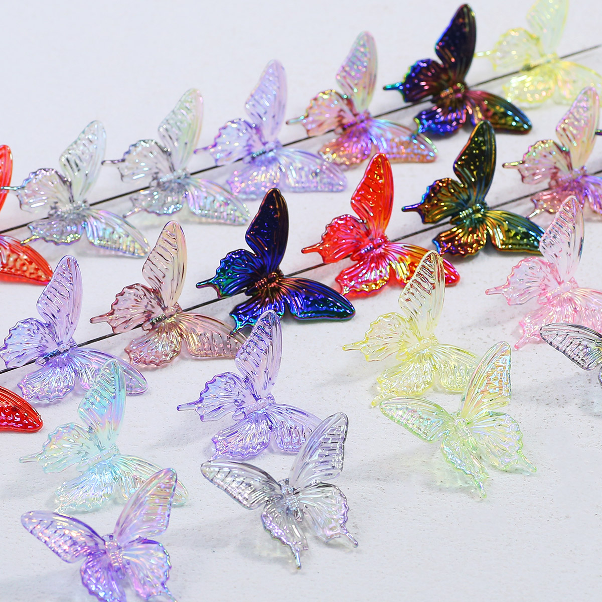38*34mm Acrylic Butterfly UV M - Butterfly Pendant Necklace 리뷰 및 가격