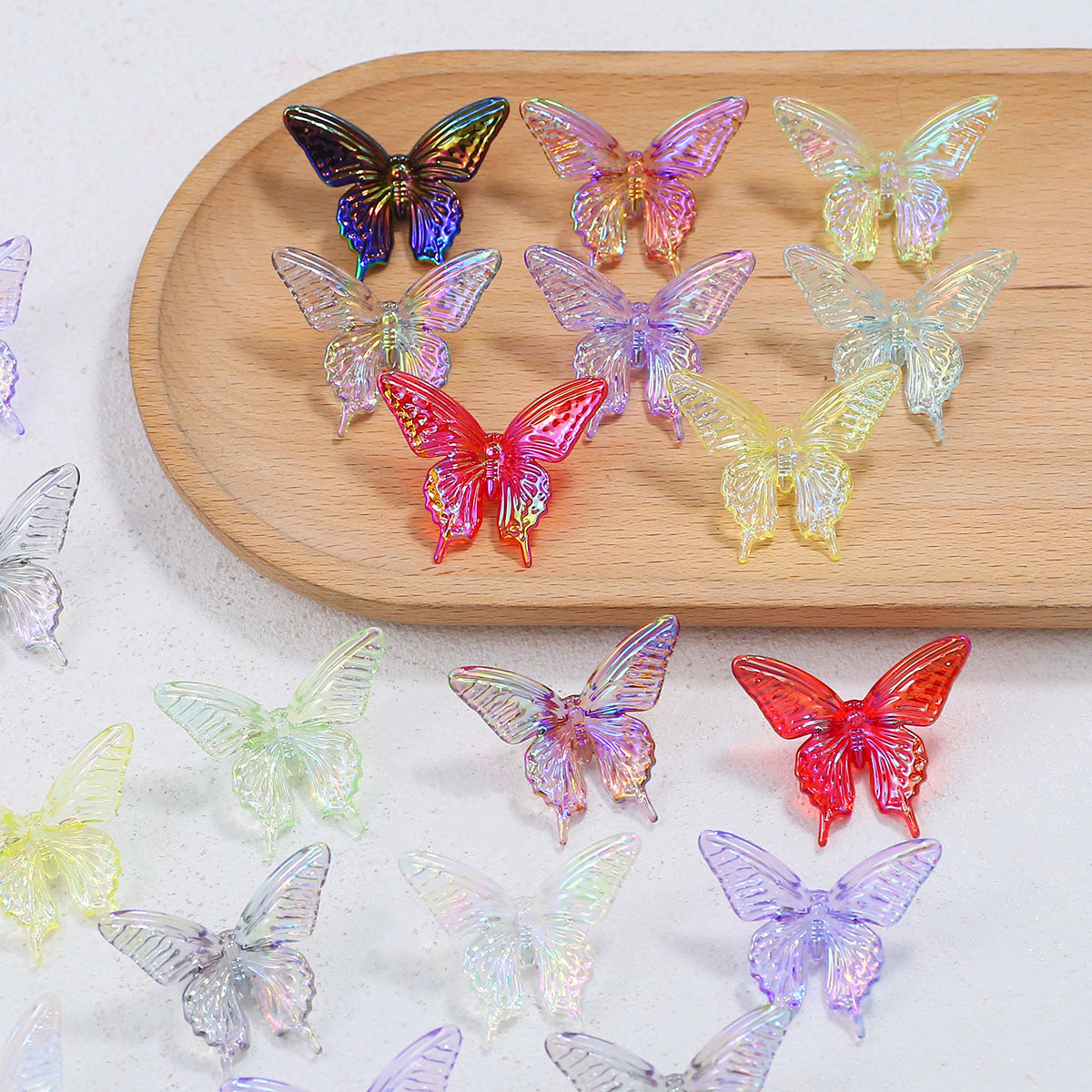 38*34mm Acrylic Butterfly UV M - Butterfly Pendant Necklace 리뷰 및 가격