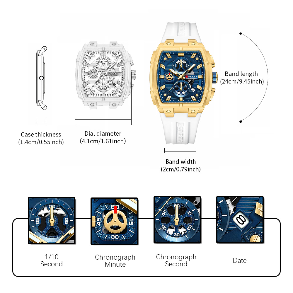 CURREN Luxury Vintage Watch fo - Jewelry Watch 리뷰 및 가격