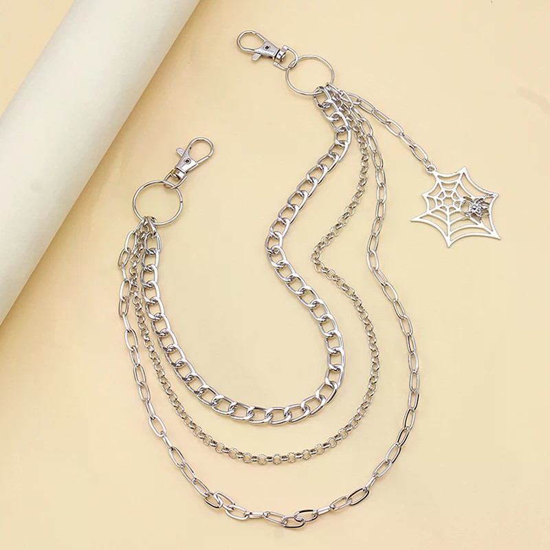 Fashion Punk Metal Pants Chain - Hip Hop Chain Necklace 리뷰 및 가격
