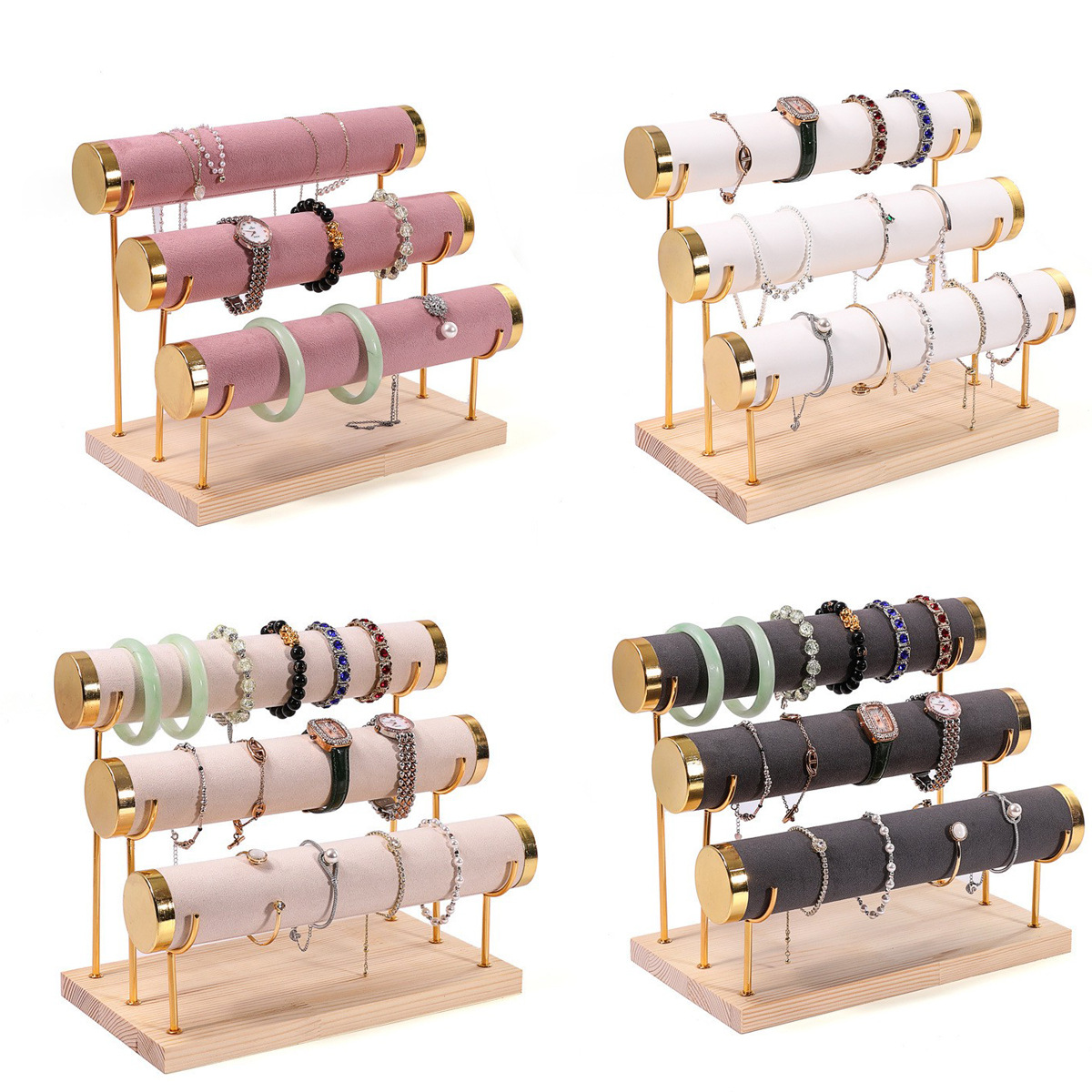 1/3-Layer Jewelry Rack Wooden  - Jewelry Type Watches 리뷰 및 가격