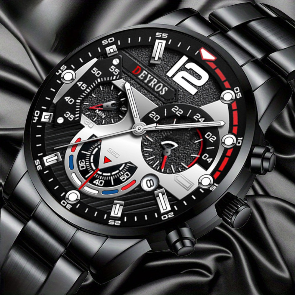 3pcs/set Fashion Men's Watch B - Best Jewelry Watches For Men 리뷰 및 가격
