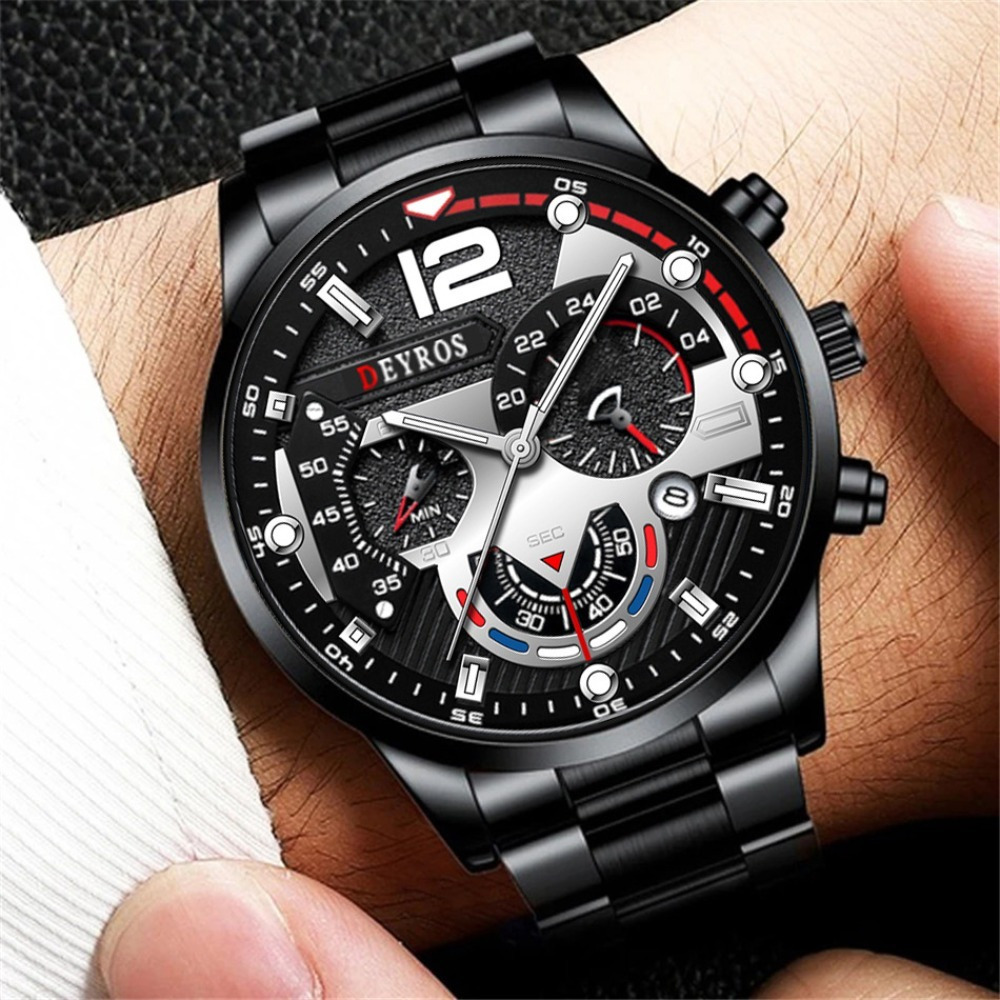 3pcs/set Fashion Men's Watch B - Best Jewelry Watches For Men 리뷰 및 가격
