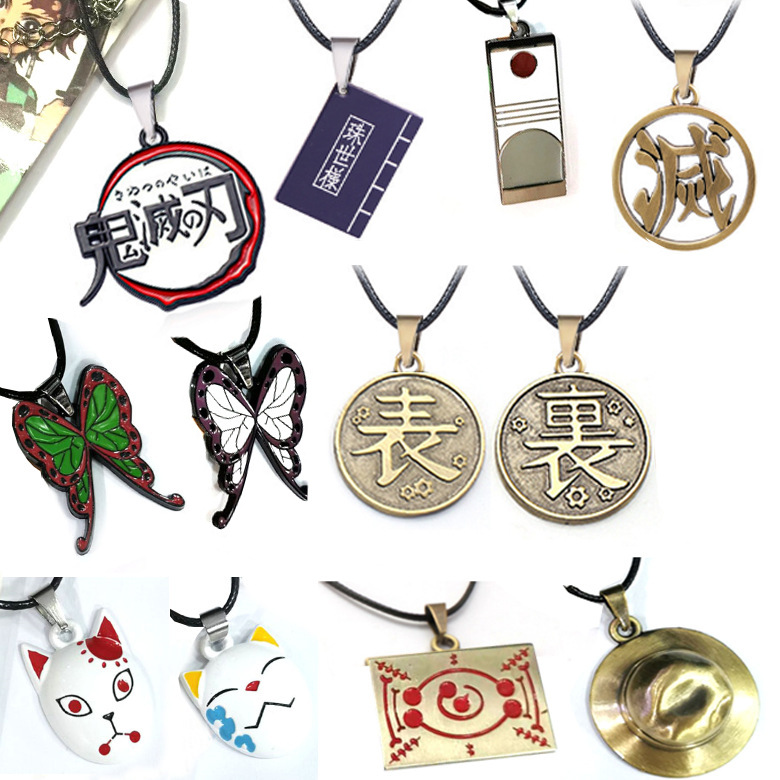 Demon Slayer Anime Pendant Nec - Butterfly Pendant Necklace 리뷰 및 가격