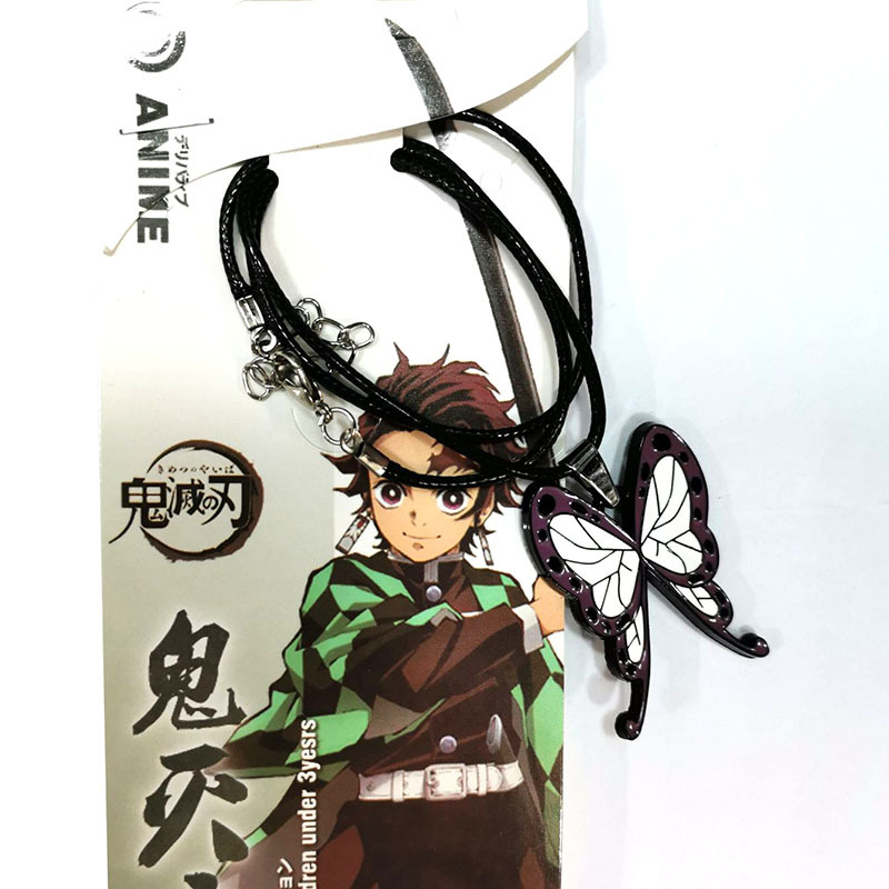 Demon Slayer Anime Pendant Nec - Butterfly Pendant Necklace 리뷰 및 가격