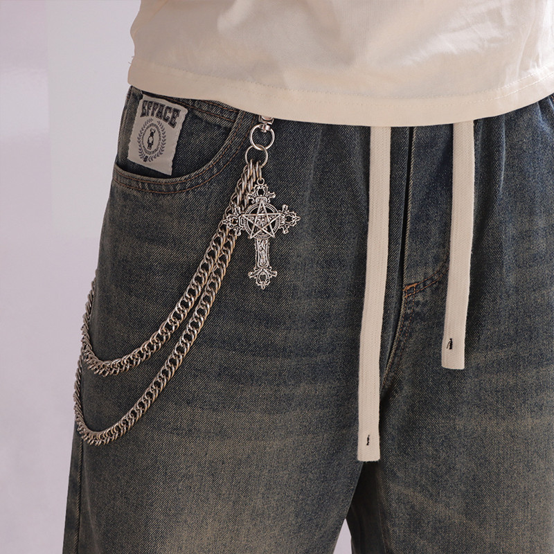 Fashion Punk Metal Pants Chain - Hip Hop Chain Necklace 리뷰 및 가격