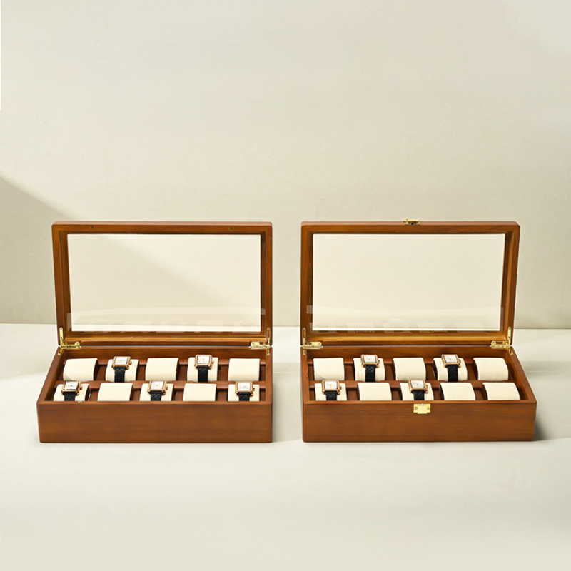 Oirlv 10 Grids Watch Box Woode - Jewelry Type Watches 리뷰 및 가격