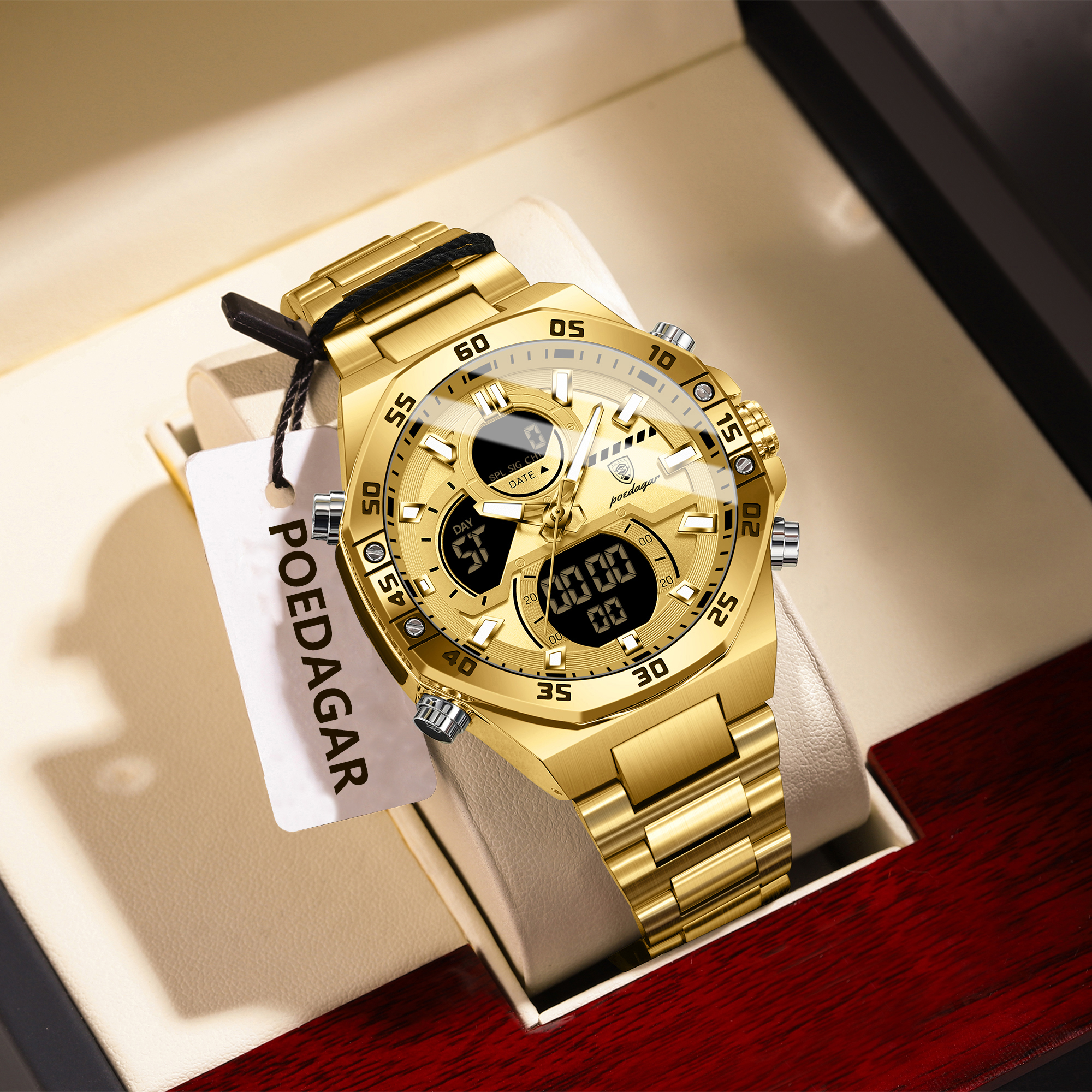 POEDAGAR Sport Men Watch LED W - Jewelry Watch 리뷰 및 가격