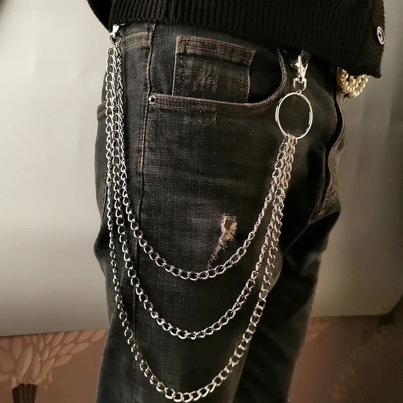 Long Metal Belt Chain Rock Pun - Hip Hop Chain Necklace 리뷰 및 가격