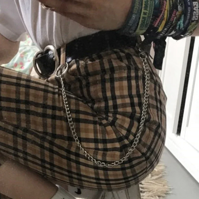 Long Metal Belt Chain Rock Pun - Hip Hop Chain Necklace 리뷰 및 가격