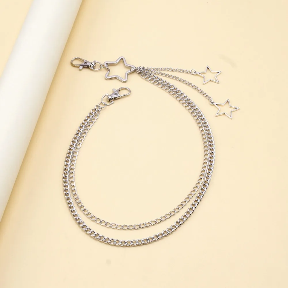 Charm Silver Color Stainless S - Hip Hop Chain Necklace 리뷰 및 가격