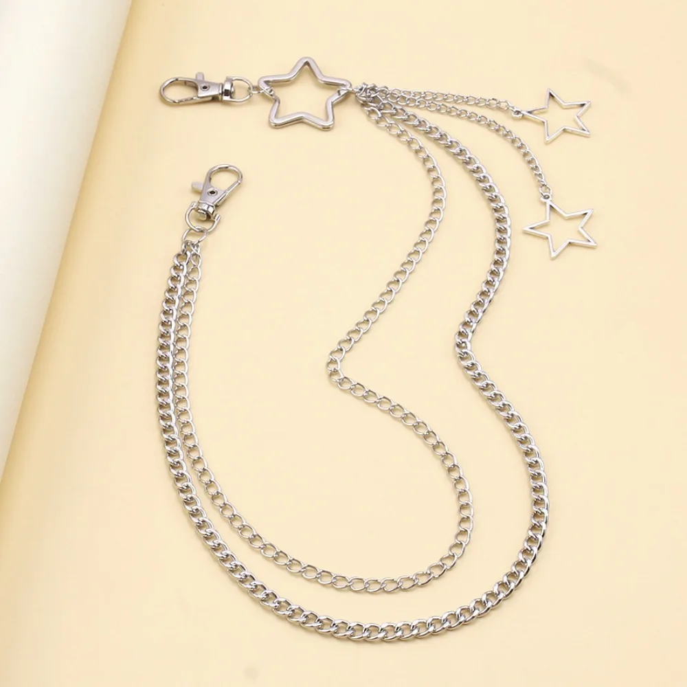 Charm Silver Color Stainless S - Hip Hop Chain Necklace 리뷰 및 가격