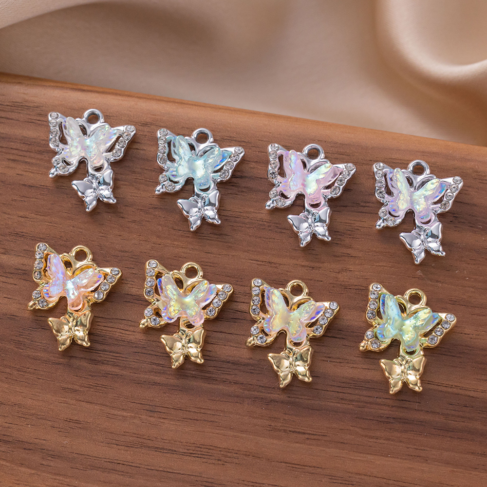 10pcs/Lot Animal Charms Butter - Butterfly Pendant Necklace 리뷰 및 가격