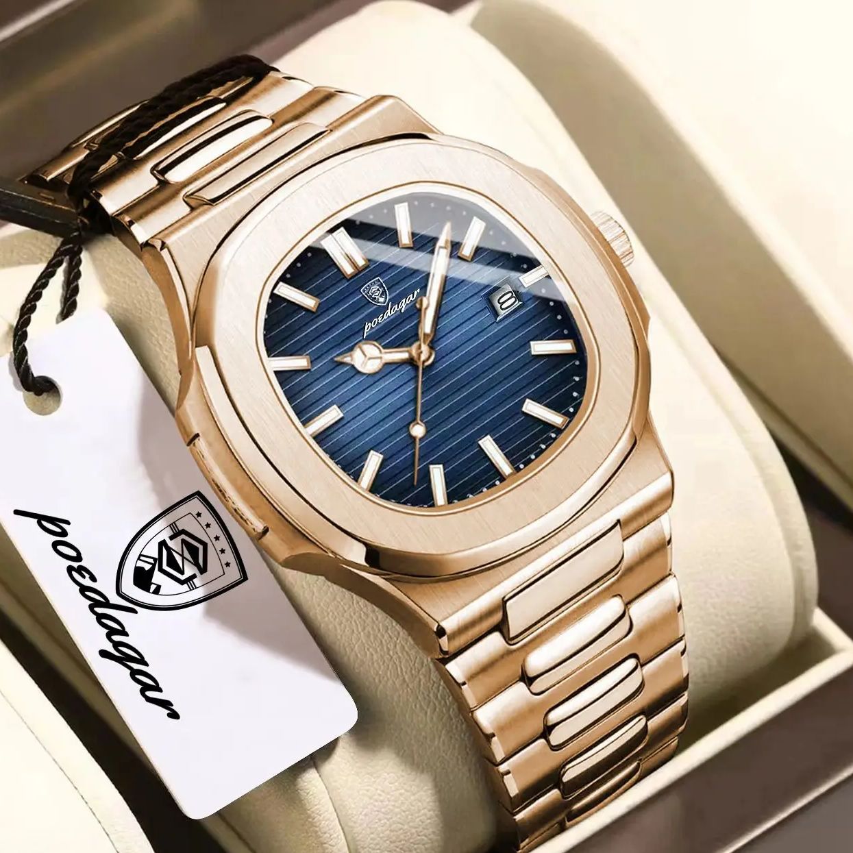 POEDAGAR Top Fashion Square Me - Rg Watches & Jewelry Gmbh 리뷰 및 가격