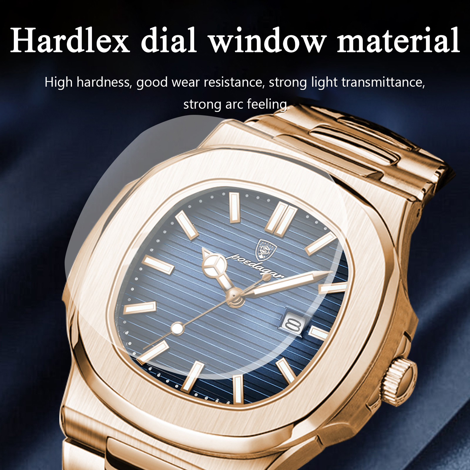 POEDAGAR Top Fashion Square Me - Rg Watches & Jewelry Gmbh 리뷰 및 가격