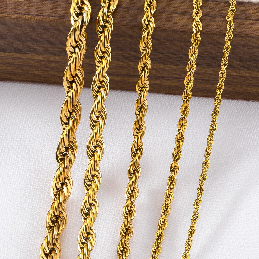 0.5/1 Meter Stainless Steel Tw - Hip Hop Chain Necklace 리뷰 및 가격