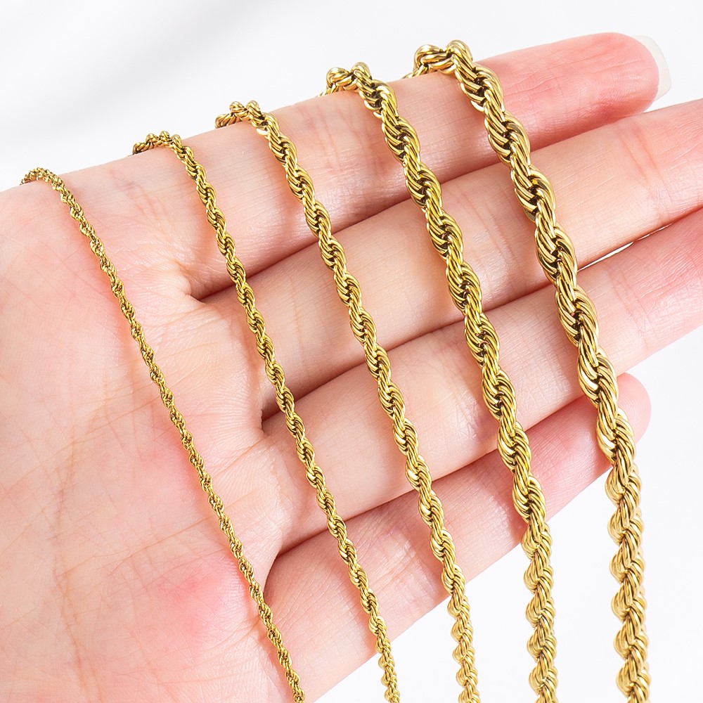 0.5/1 Meter Stainless Steel Tw - Hip Hop Chain Necklace 리뷰 및 가격