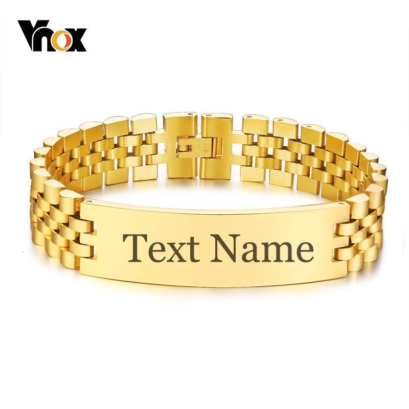 Vnox Mens 15mm Wide ID Tag Bra - Jewelry Type Watches 리뷰 및 가격