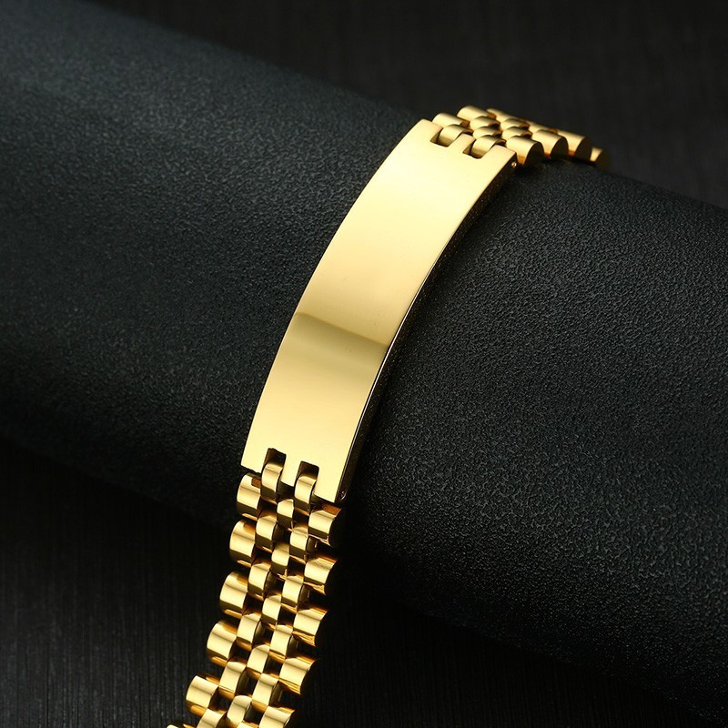 Vnox Mens 15mm Wide ID Tag Bra - Jewelry Type Watches 리뷰 및 가격