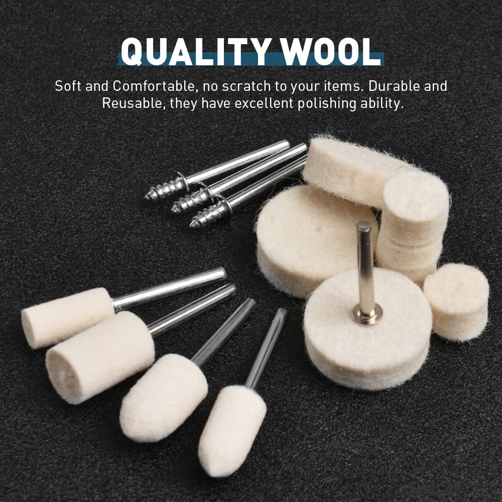 80Pcs Felt Polishing Buffing W - Jewelry Watches & Accessories 리뷰 및 가격