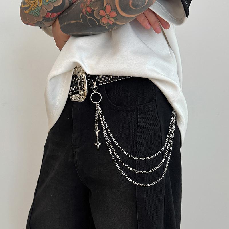 New Retro Punk Rock Cross Pant - Hip Hop Chain Necklace 리뷰 및 가격