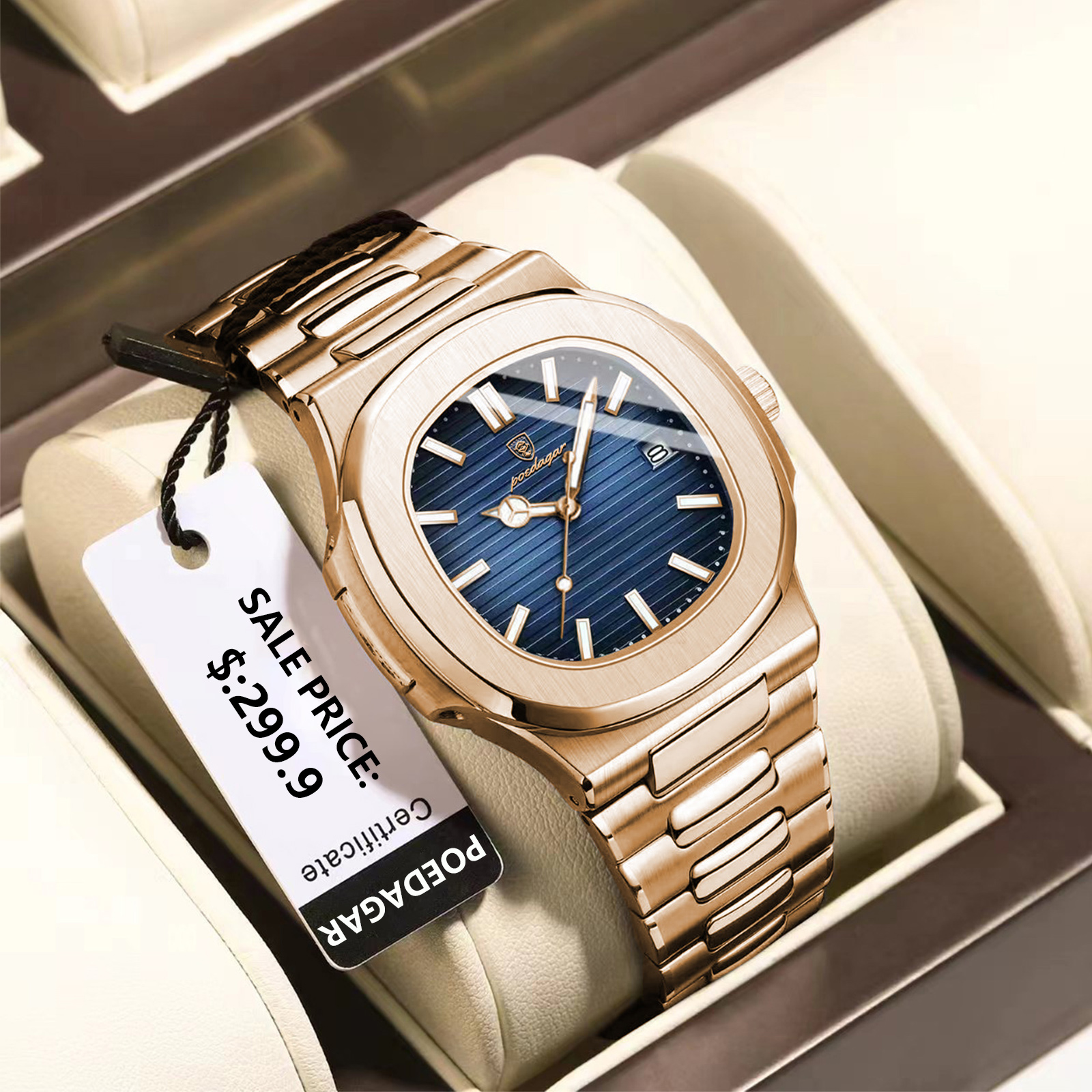 POEDAGAR Fashion Business Man  - Rg Watches & Jewelry Gmbh 리뷰 및 가격
