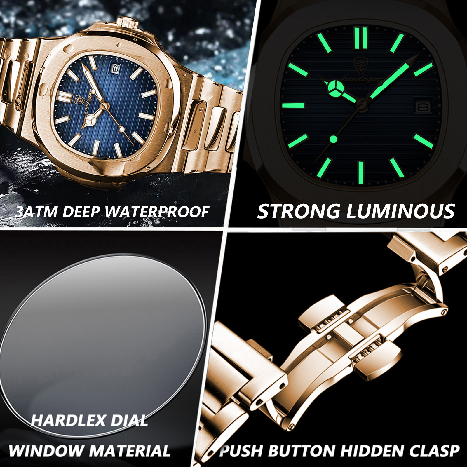 POEDAGAR Fashion Business Man  - Rg Watches & Jewelry Gmbh 리뷰 및 가격