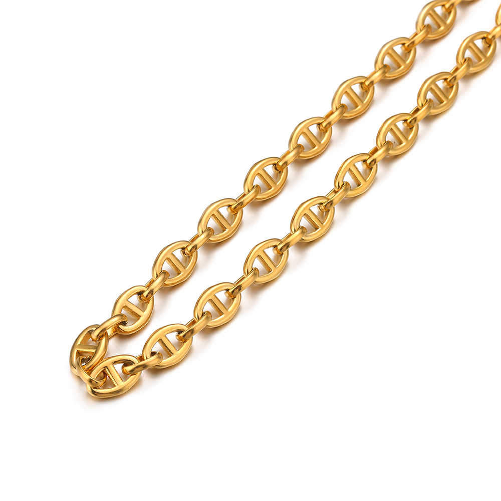 1 Meter Stainless Steel Coffee - Hip Hop Chain Necklace 리뷰 및 가격