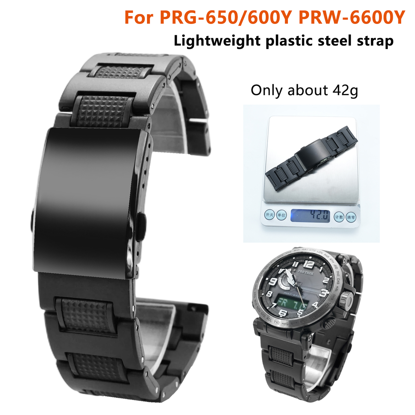 24mm strap for Casio watch RG- - Rg Watches & Jewelry Gmbh 리뷰 및 가격