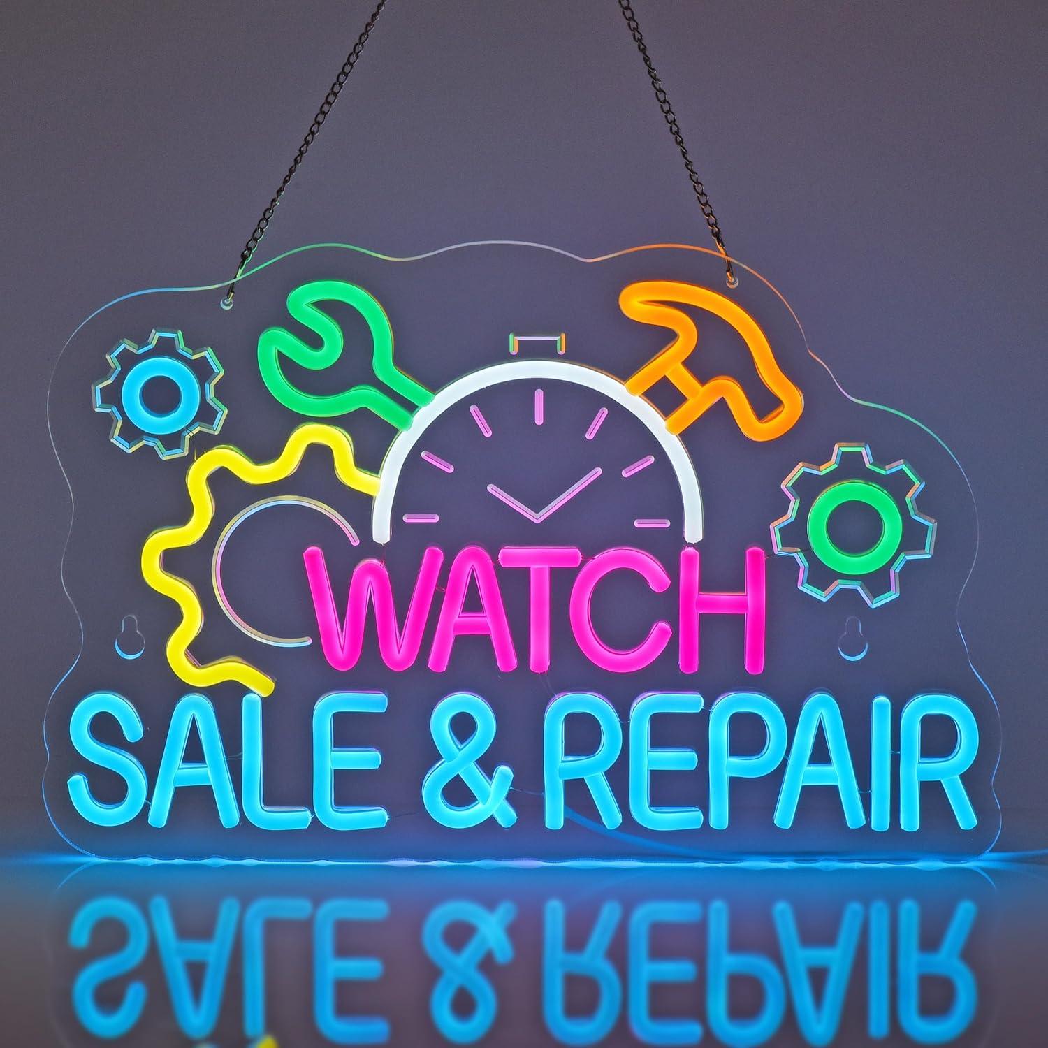 Watch Sale Repair Neon Sign Ne - Jewelry Watches For Sale 리뷰 및 가격
