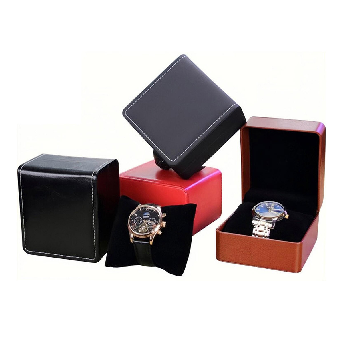 Fashion Leather Watch Box Case - Best Jewelry Watches For Men 리뷰 및 가격