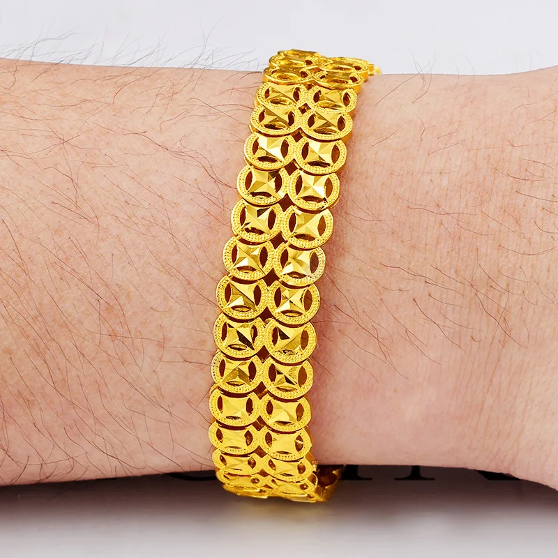 4cm Wide Pure Gold color Watch - Jewelry Type Watches 리뷰 및 가격