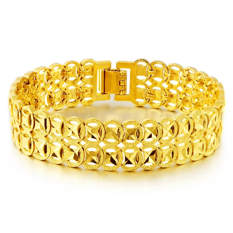 4cm Wide Pure Gold color Watch - Jewelry Type Watches 리뷰 및 가격