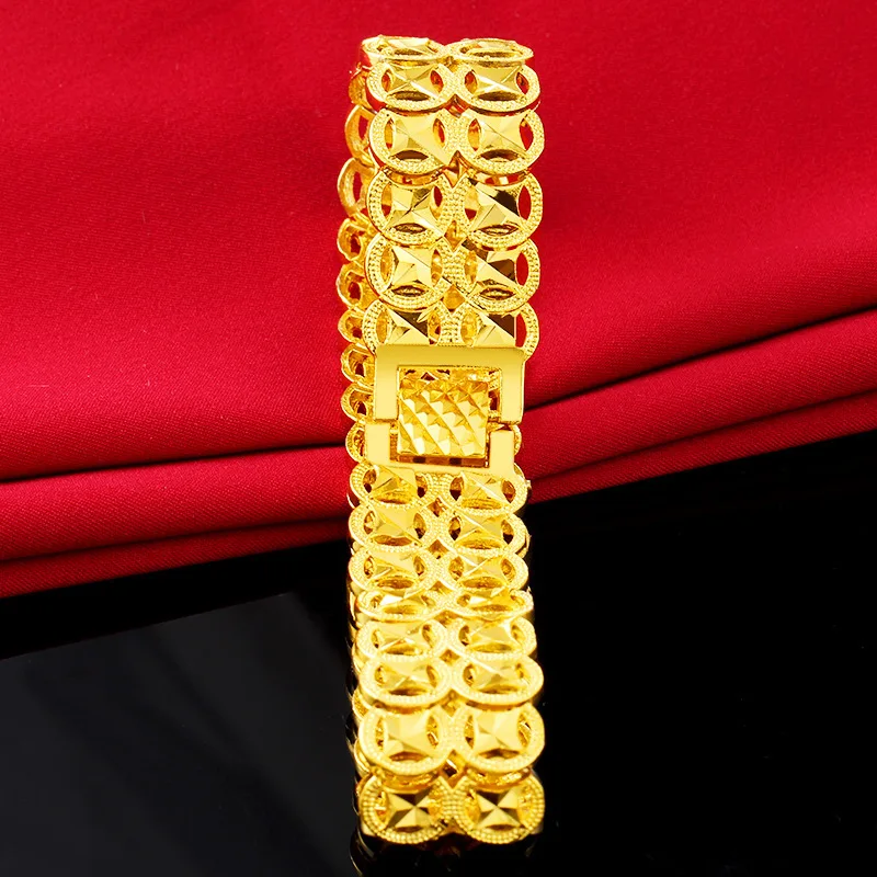 4cm Wide Pure Gold color Watch - Jewelry Type Watches 리뷰 및 가격