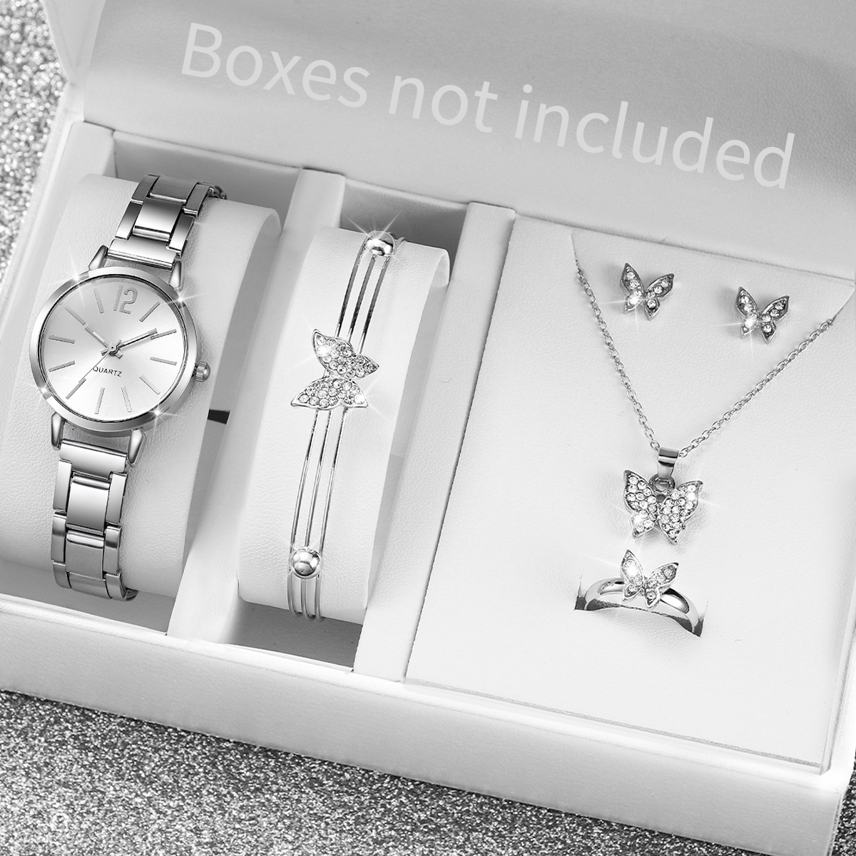 6PCS Fashion Women's Quartz  W - Jewelry Like Watches 리뷰 및 가격