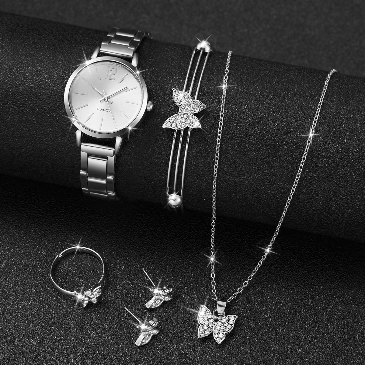 6PCS Fashion Women's Quartz  W - Jewelry Like Watches 리뷰 및 가격