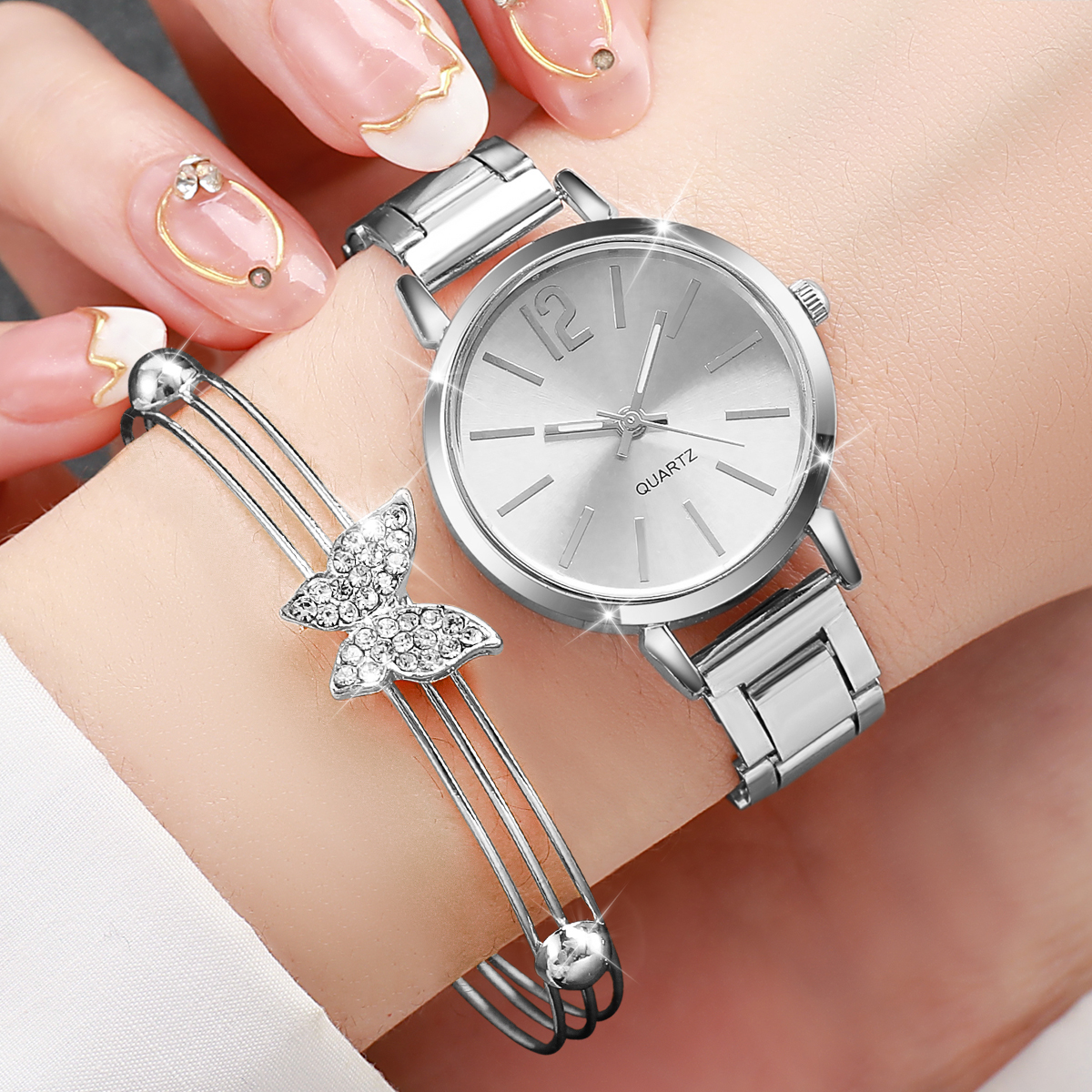 6PCS Fashion Women's Quartz  W - Jewelry Like Watches 리뷰 및 가격