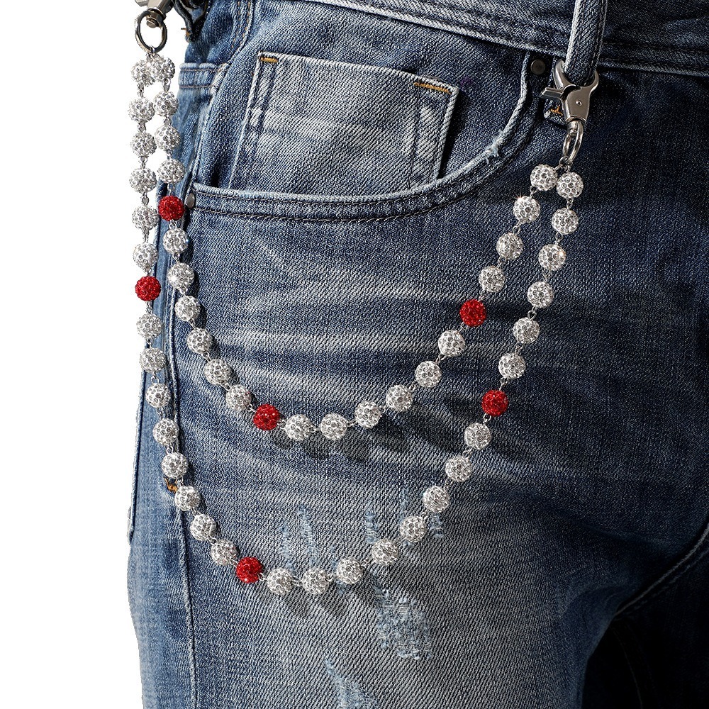 Harajuku Street Hip Hop Trouse - Hip Hop Chain Necklace 리뷰 및 가격